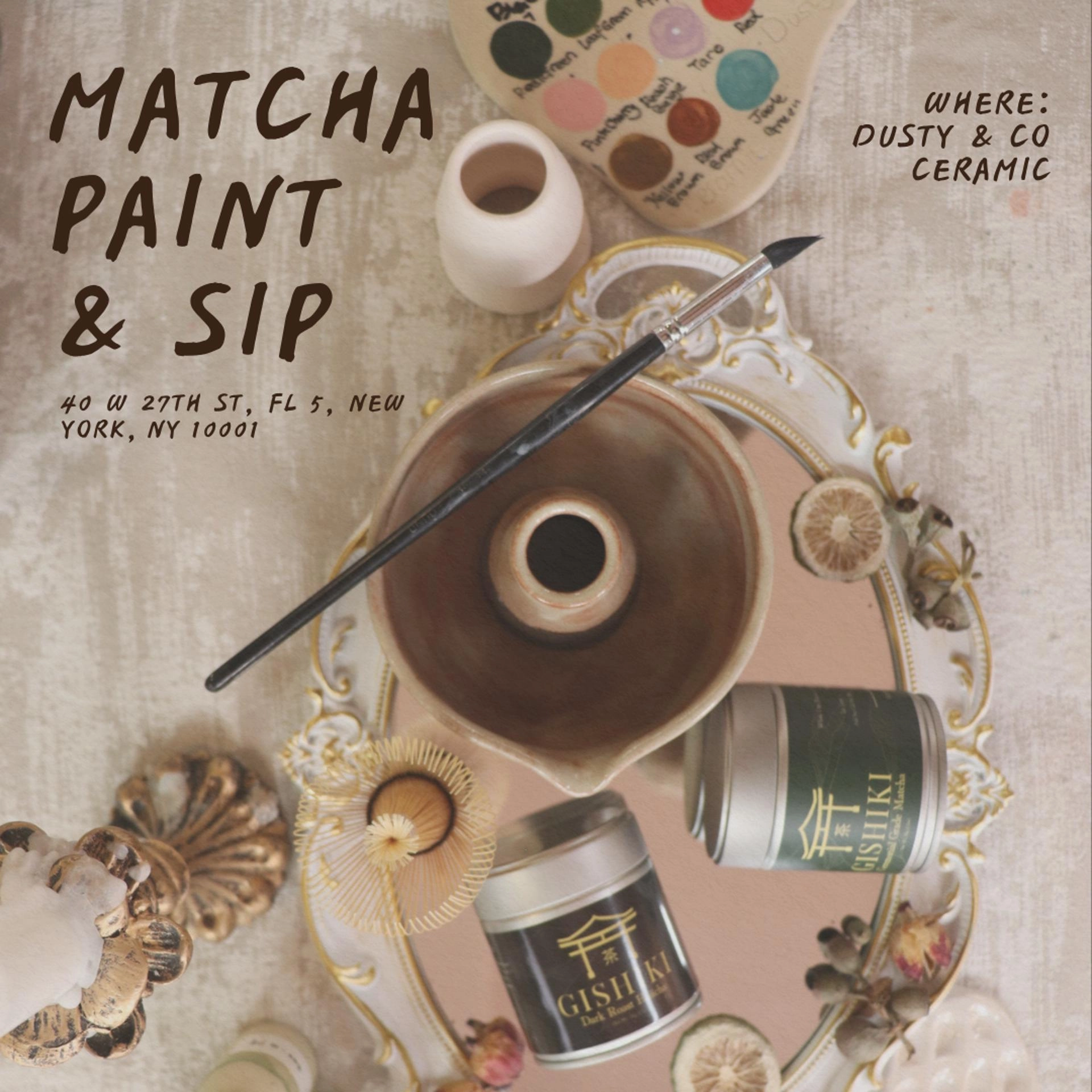 Matcha Bowl Paint & Sip 05/30 @ 11:00 AM