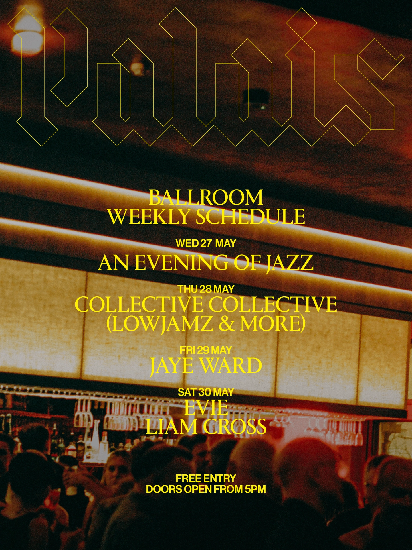 Ballroom at Palais: Jaye Ward