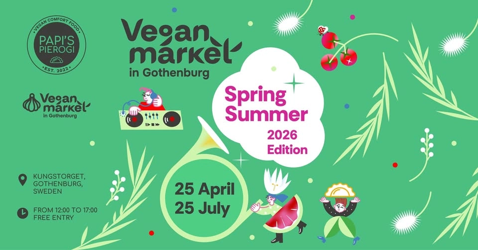 Vegan Market in Gothenburg - Spring/Summer 2026