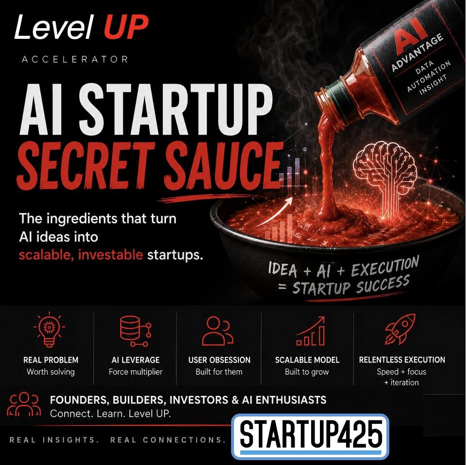 AI Startup Secret Sauce with Startup425 and Level UP