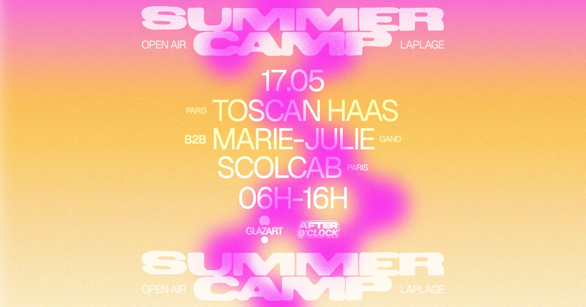 After O'Clock X La Plage Open Air: Toscan Haas & MORE
