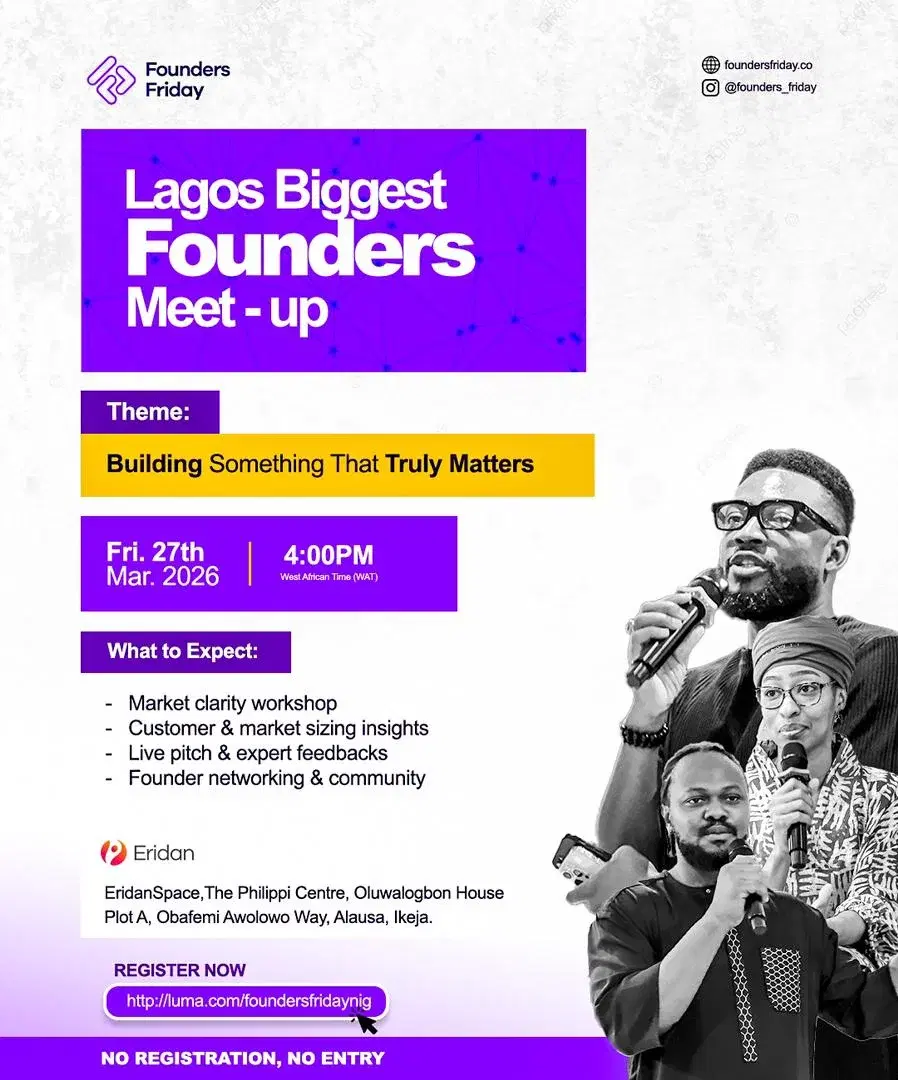 Founders Friday Lagos