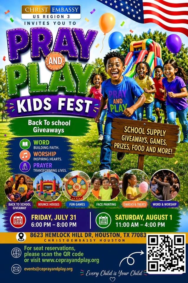 ULTIMATE FAITH BASED SUMMER FUN KIDS PRAY AND PLAY FEST