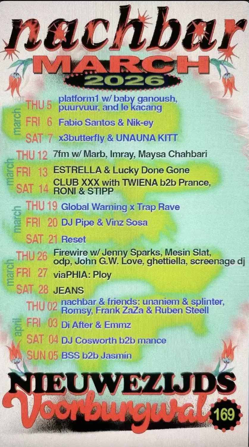 Firewire w/ Jenny Sparks, Mesin Slat, odp, John G.W. Love, ghettiella, screenage dj