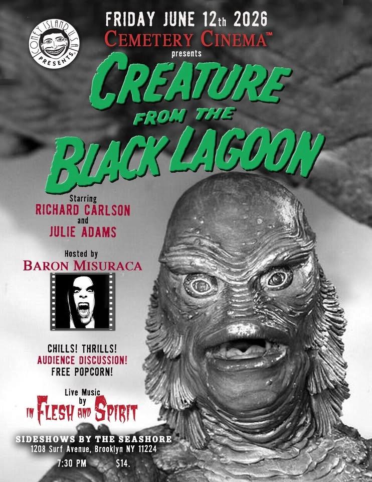 In Flesh and Spirit @ CC featuring 'Creature from the Black Lagoon'