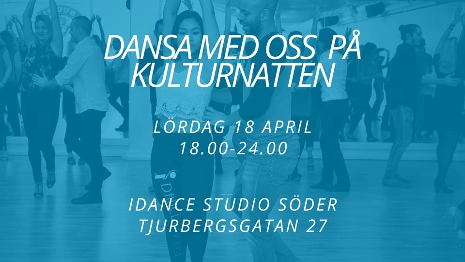 Gratis prova på lektioner i Salsa, Bachata Kizomba & Zouk på Kulturnatten