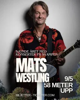 58 meter upp med Mats Westling & band (DSH5) Release-konsert!