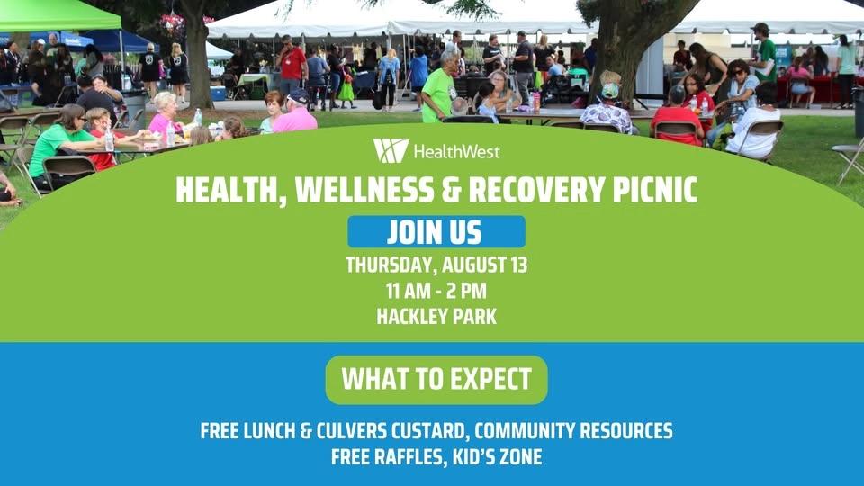 Health, Wellness, and Recovery Picnic