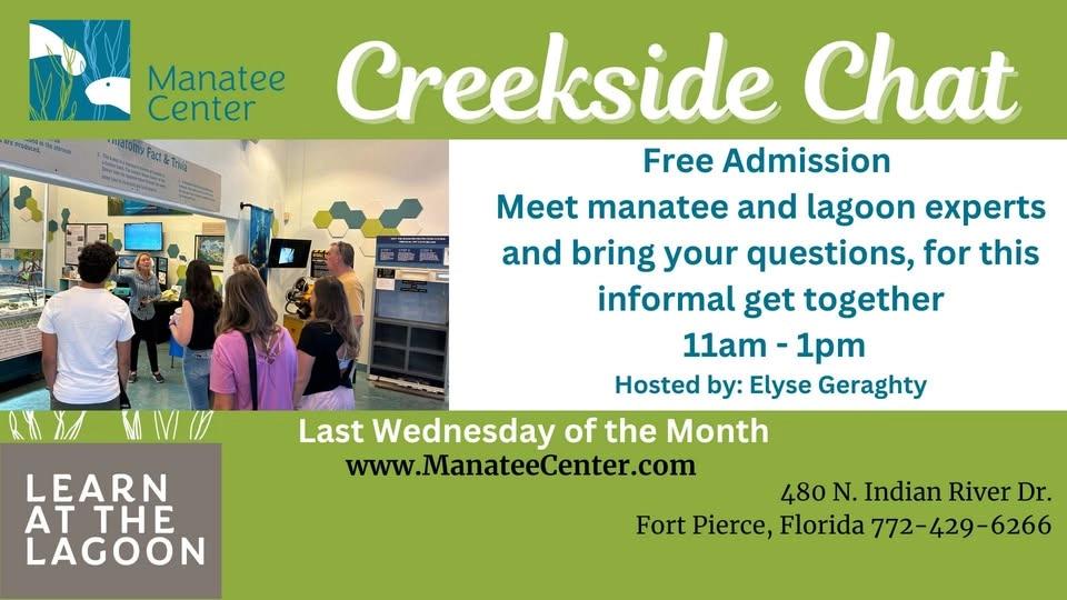 Creekside Chat at the Manatee Center