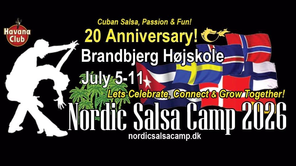 Join the Nordic Salsa Camp 2026 for a Blast of 20 Anniversary Celebration!