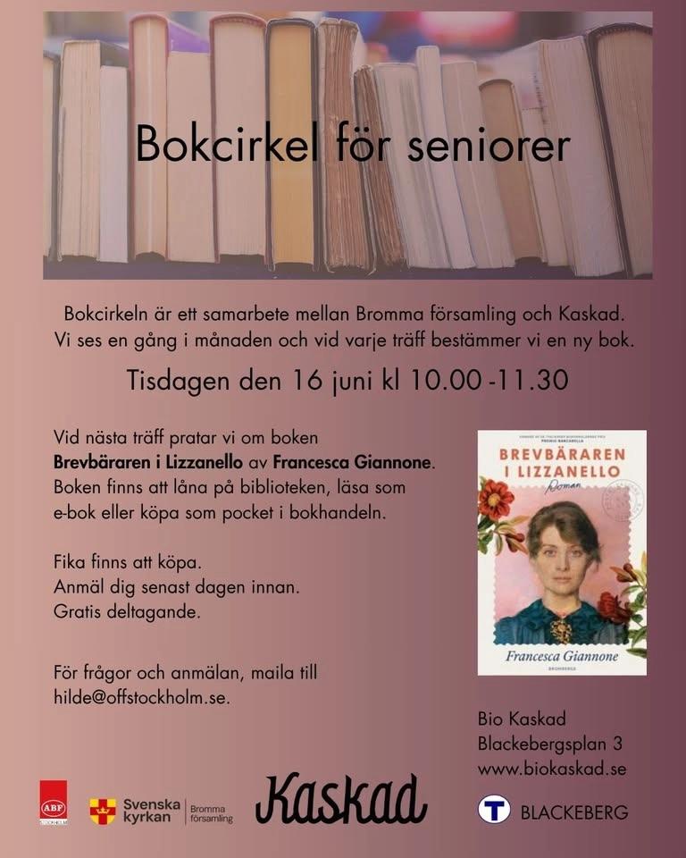 Bokcirkel för seniorer