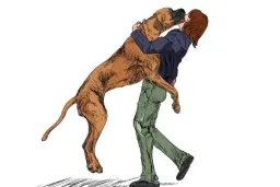 "Hej utan ståhej" - ett tillfälle där vi tränar på att hälsa utan att hoppa.