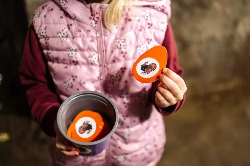 Easter egg hunt in the Znojmo underground