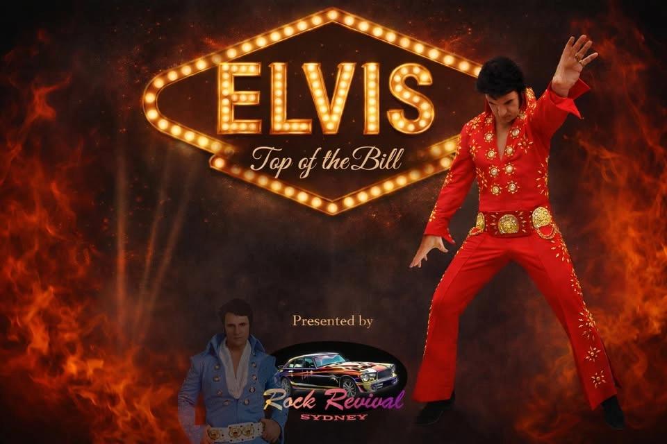 ๐ผ ELVIS, TOP OF THE BILL ๐ผ๐ LIVE VEGAS REVUE ๐ DEBUTING @ KINGSWOOD SPORTS CLUB
