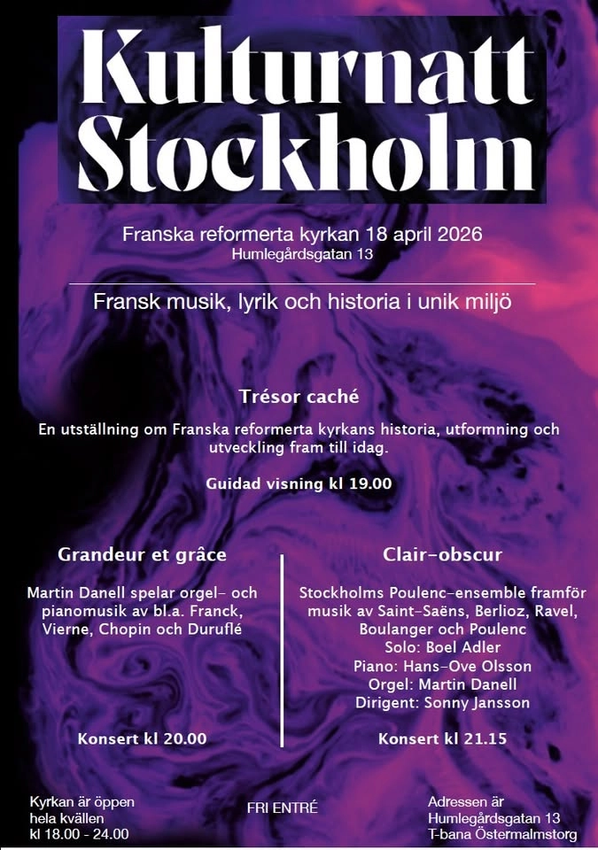 Kulturnatt i Franska reformerta kyrkan