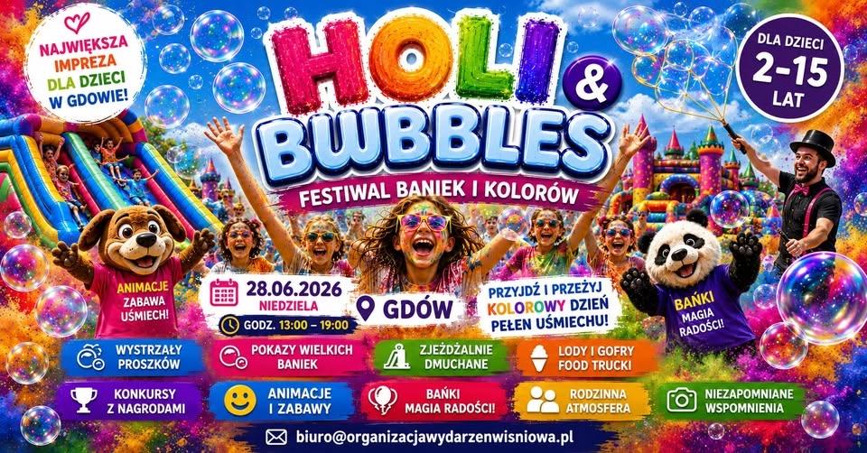 Holi and Bubbles - Gdów