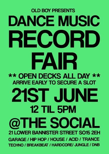 Dance Vinyl Record Fair - Open Decks