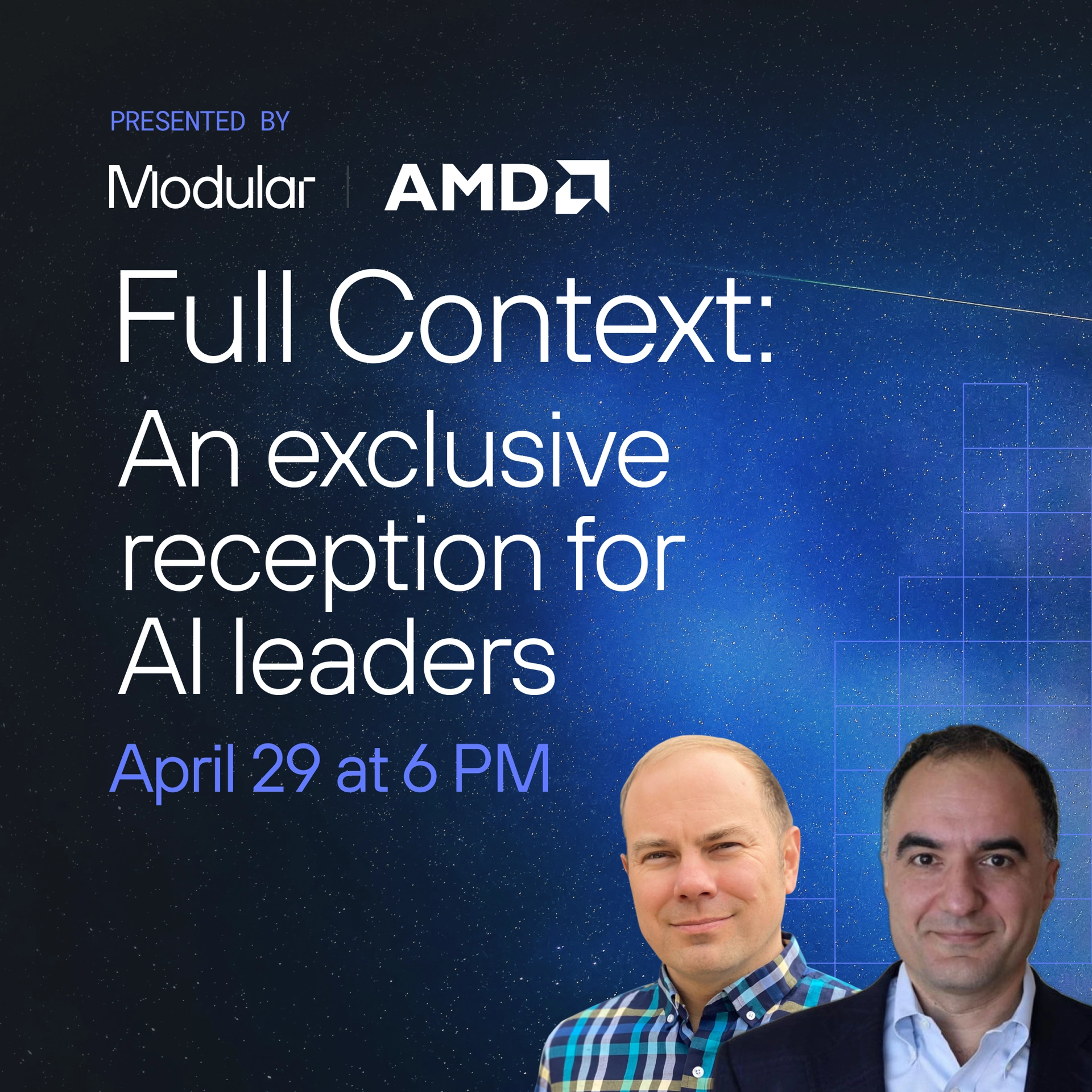Full Context: An exclusive reception for AI leaders, hosted by Modular & AMD