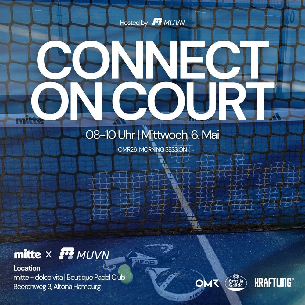 MUVN connect on court x mitte Padel