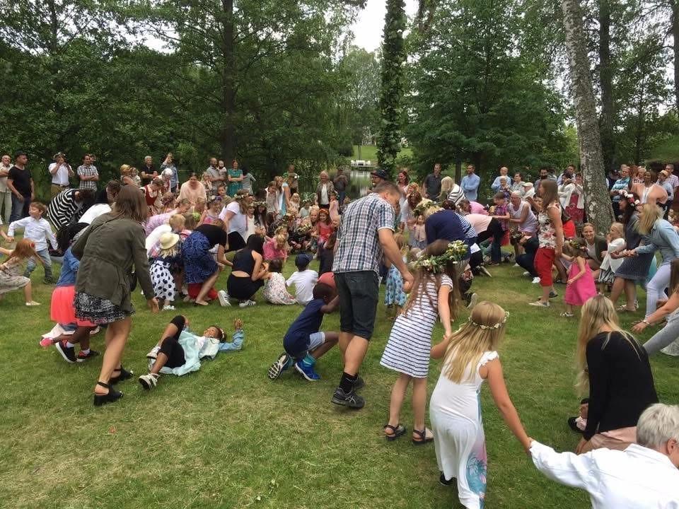 Midsommarafton i parken