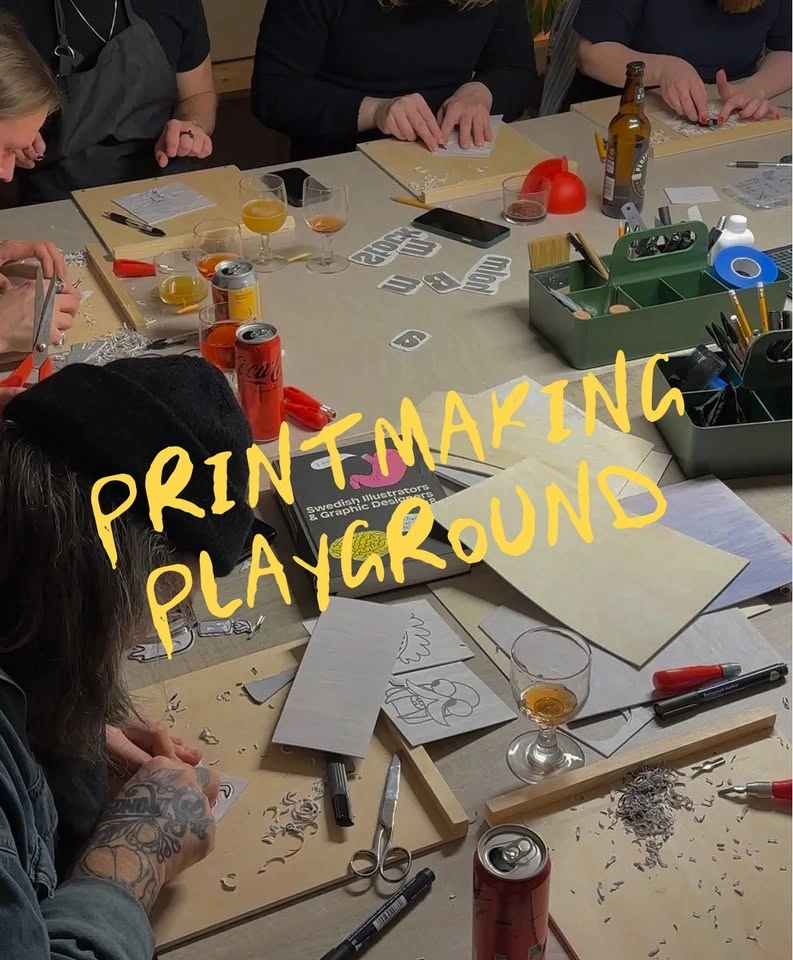 Workshop: printmaking playground (in Stockholm)