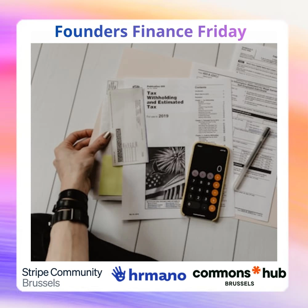 Founders Finance Friday with Stripe Community, hrmano and Financica