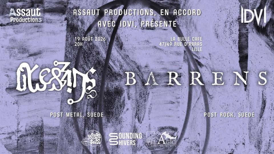 BLESSINGS + BARRENS · POST ROCK / METAL · LILLE