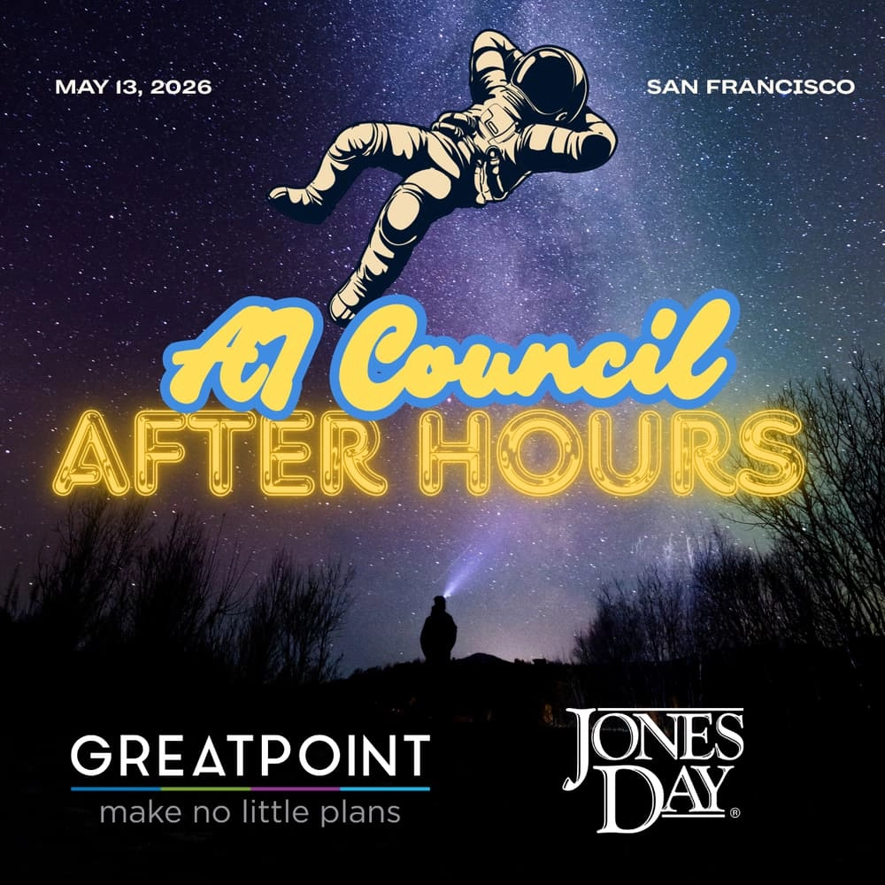 AI Council After Hours w/ GreatPoint Ventures & Jones Day