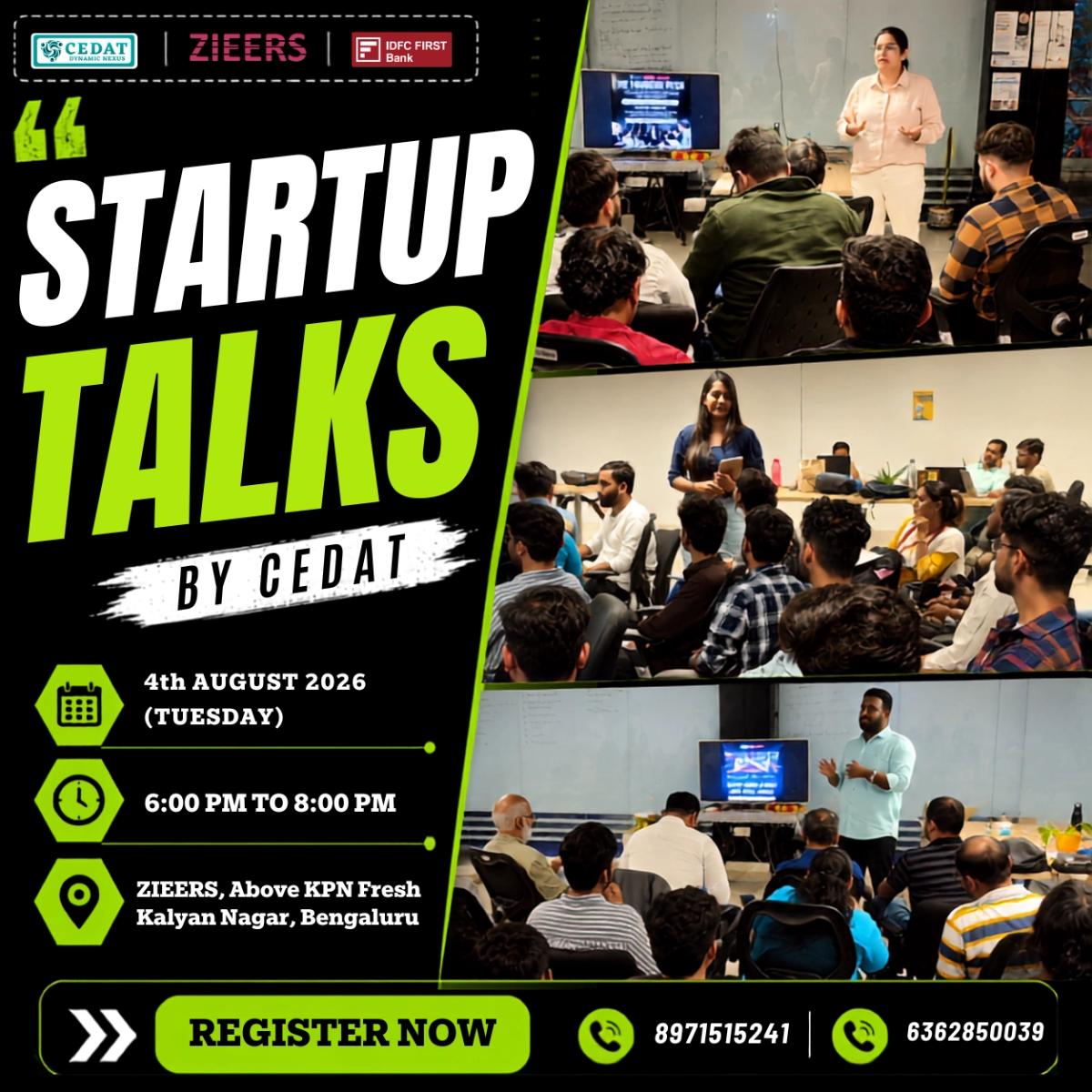 Startup Talks by CEDAT