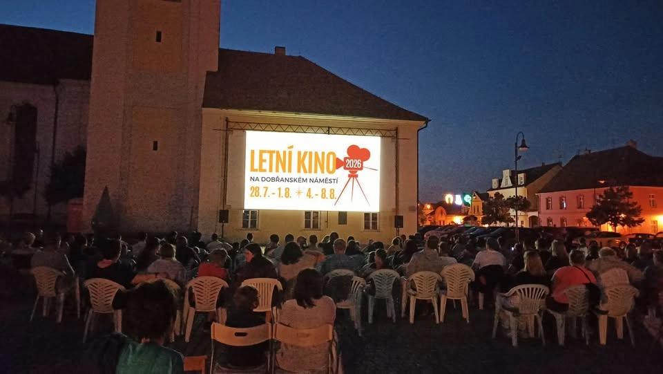 Letní kino na dobřanském náměstí 2026