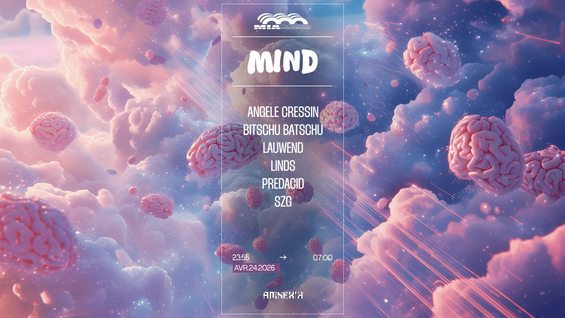 MIND: Bitschu Batschu, PREDACID, SZG, Linds & MORE
