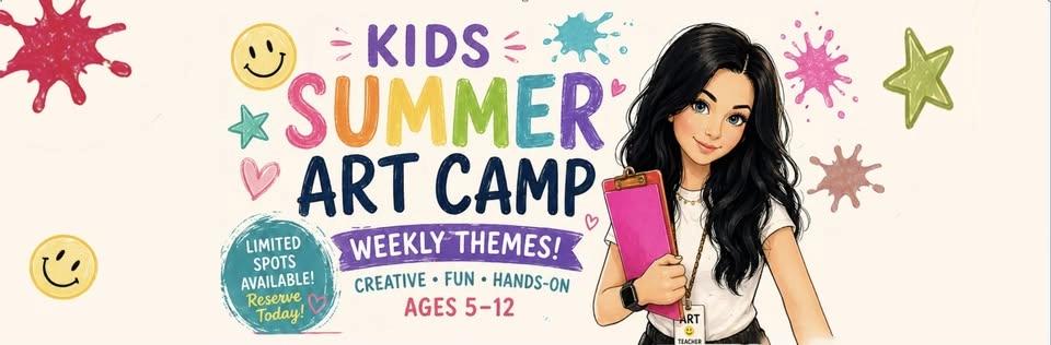 KIDS SUMMER ART CAMP (5 Weeks Choose any)