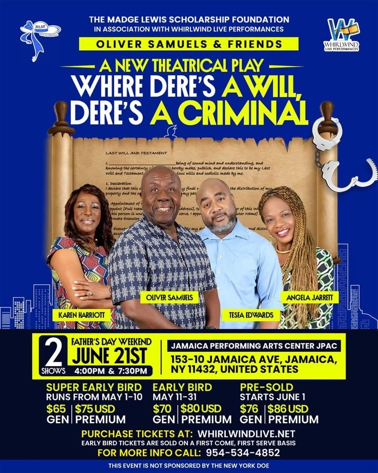 Where Dere's a Will, Dere's a Criminal- Queens Matinee