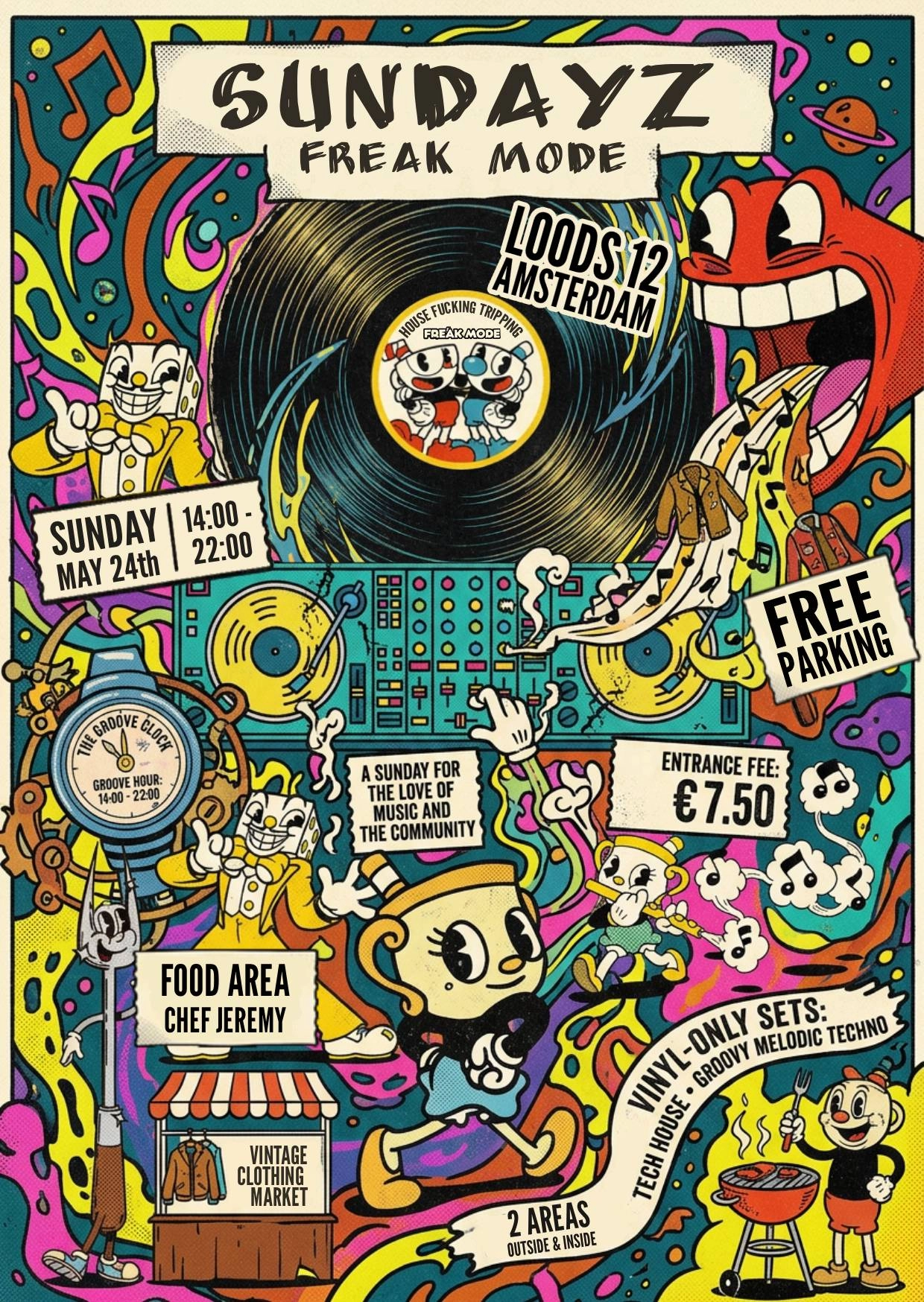Sundayz Freak Mode - Kein Berlijn & House For All