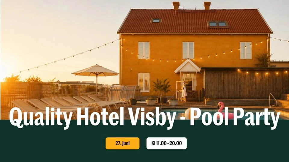 Quality Hotel Visby - Join the party!