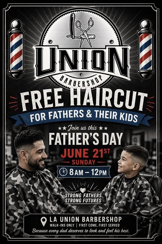 Fathers Day Free Haircuts