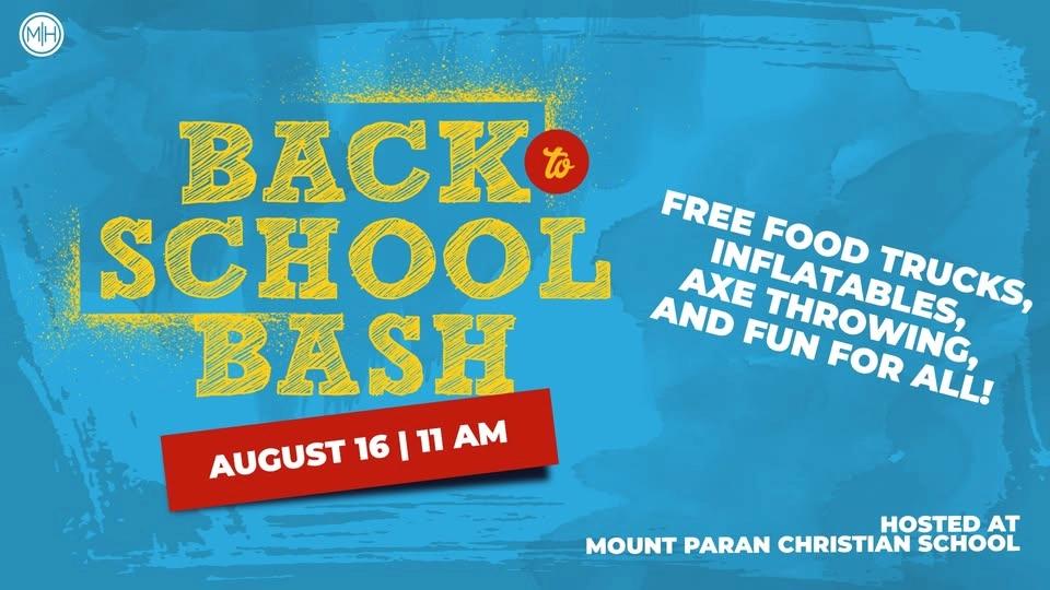 Back to School Bash