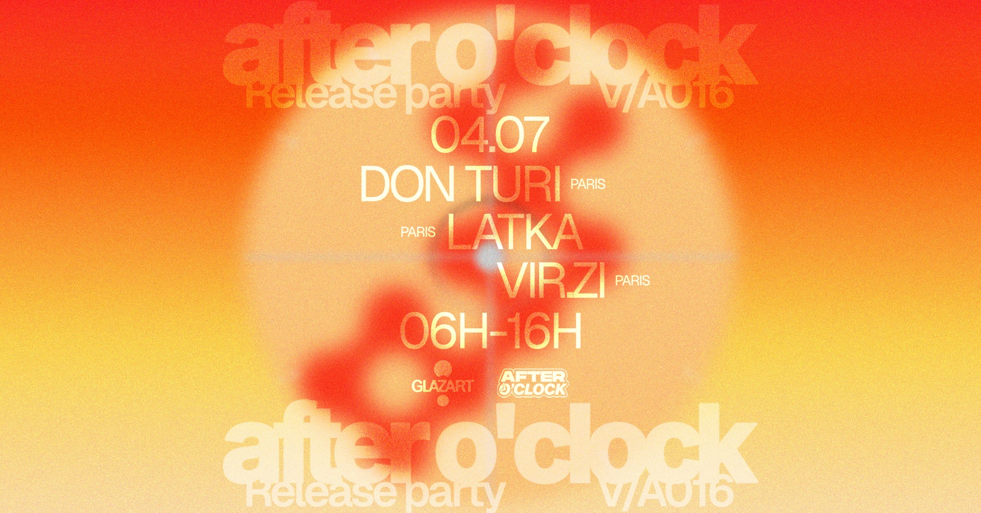 After O'Clock X La Plage Open Air: RELEASE PARTY VA016: Don Turi, Latka, Vir.zi