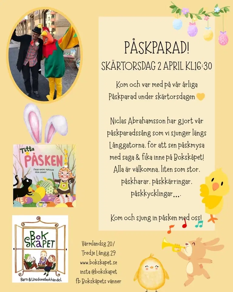 Påskparad längs Långgatorna