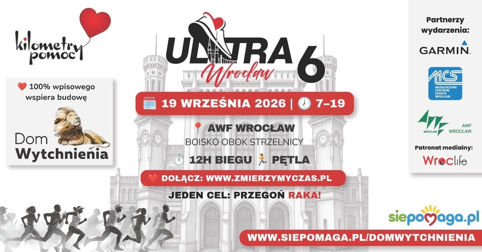 Ultra Wrocław 6 Przegoń Raka! 💙🏃♂️