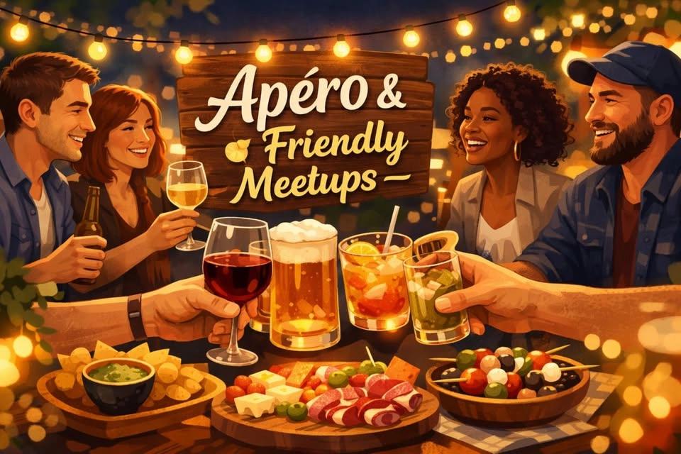 Apéro, přátelská / profesionální setkání v Praze