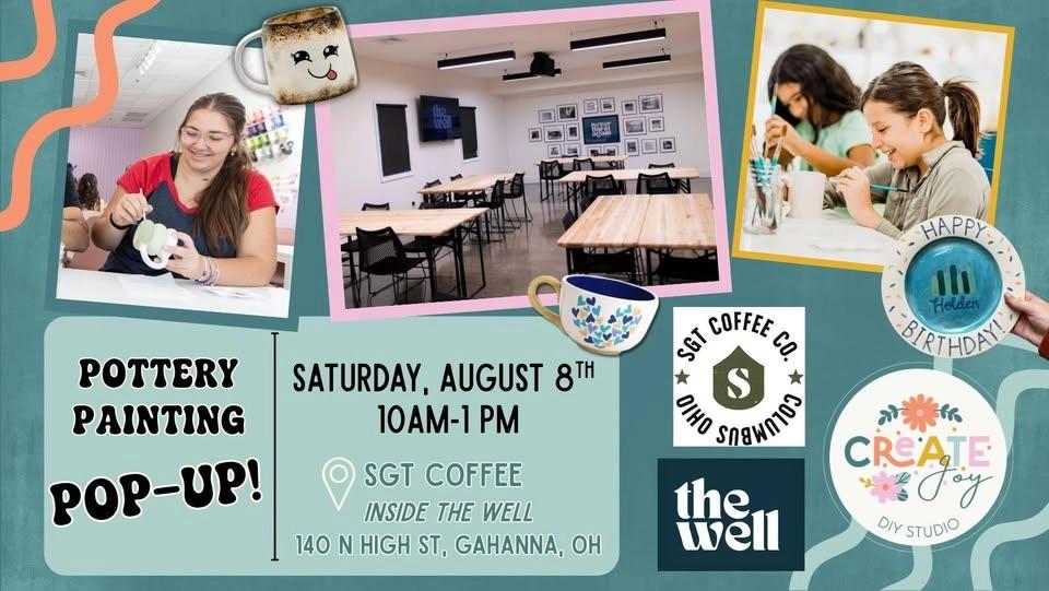 Pottery Painting Pop Up at SGT. Coffee