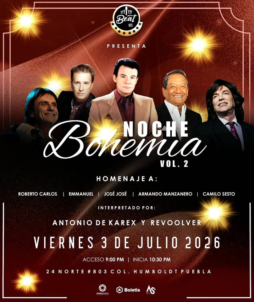 Noche Bohemia Volumen 2 en Beat 803