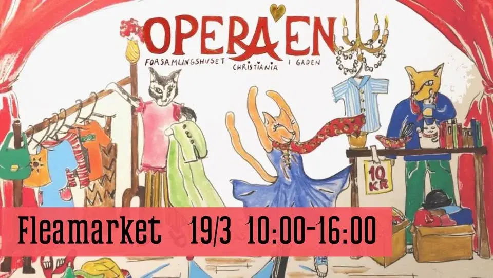 FLEAMARKET // 19. April @ Operaen Christiania