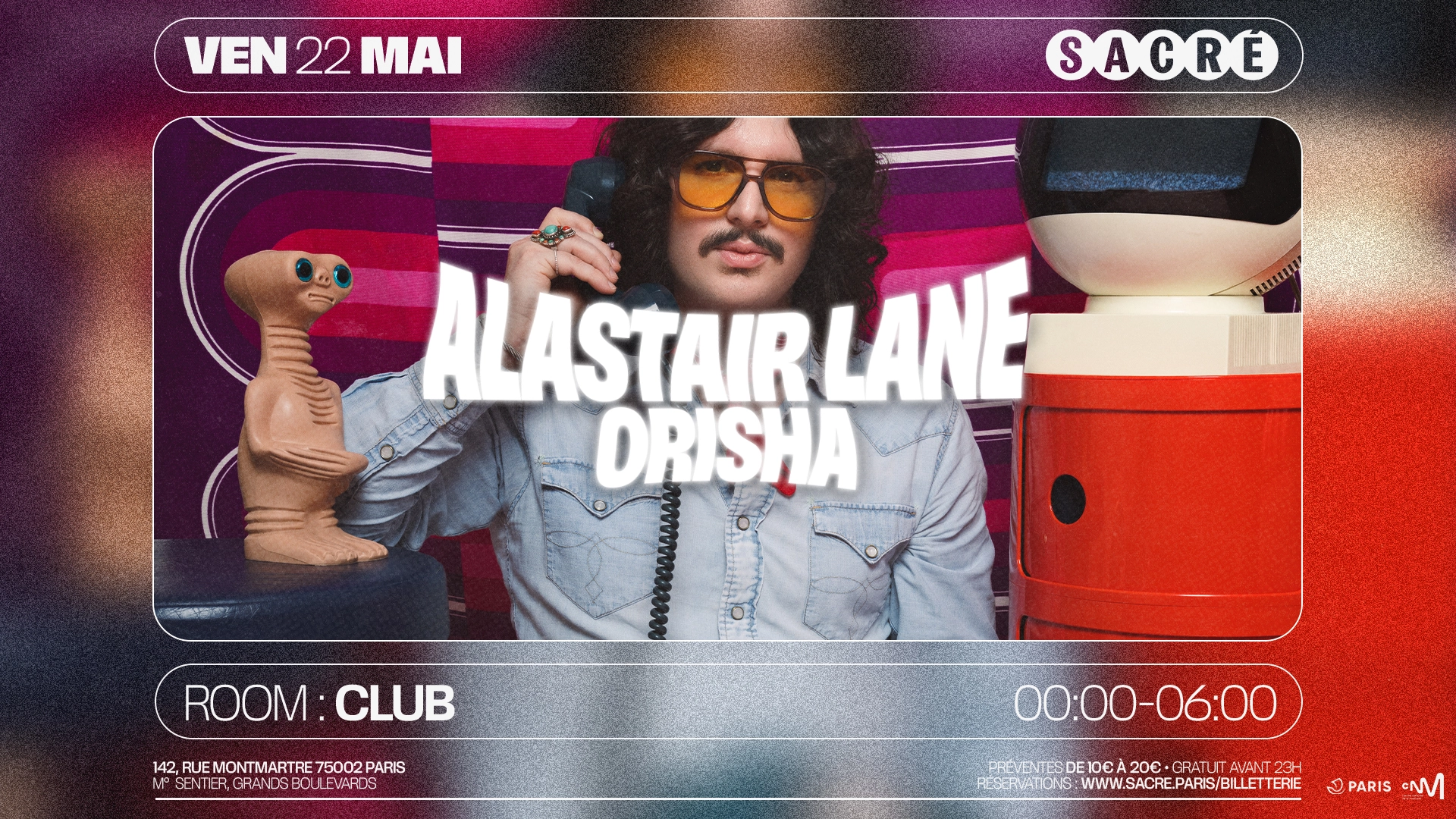 Sacré présente: Alastair Lane & Orisha