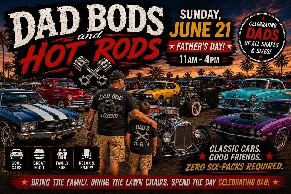 Dad Bods and Hot Rods Car Meet