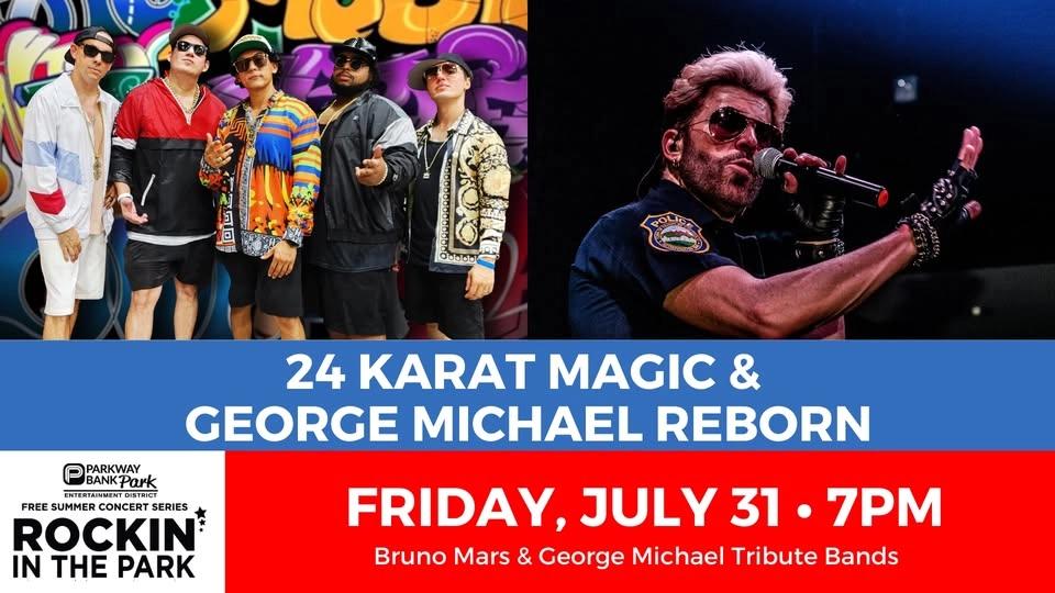 ROCKIN IN THE PARK- 24 KARAT MAGIC & GEORGE MICHAEL REBORN