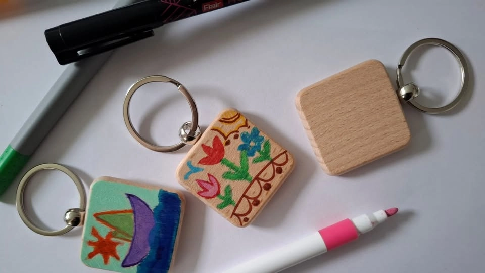 Workshop: måla nyckelringar