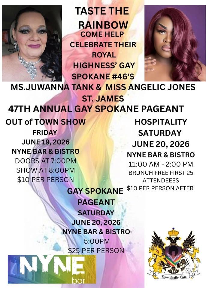 Gay Spokane Out of Town Show, Hospitality & Pageant