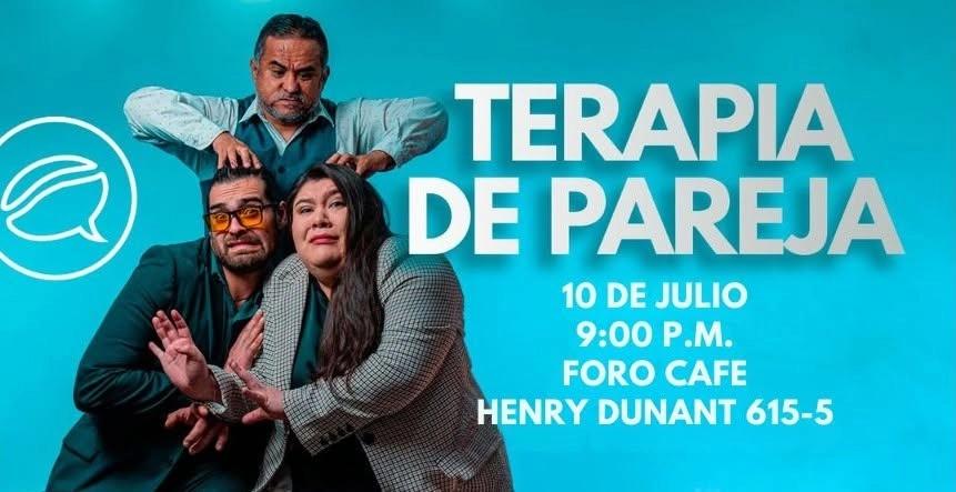 Terapia de pareja - Teatro de comedia en Foro CafΓ©